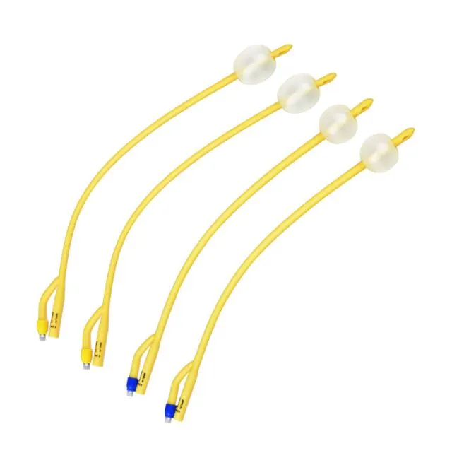Catéter médico de silicona y látex