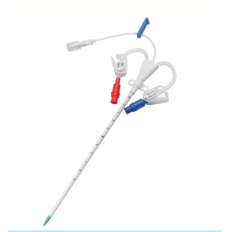 Catéter médico desechable para hemodiálisis