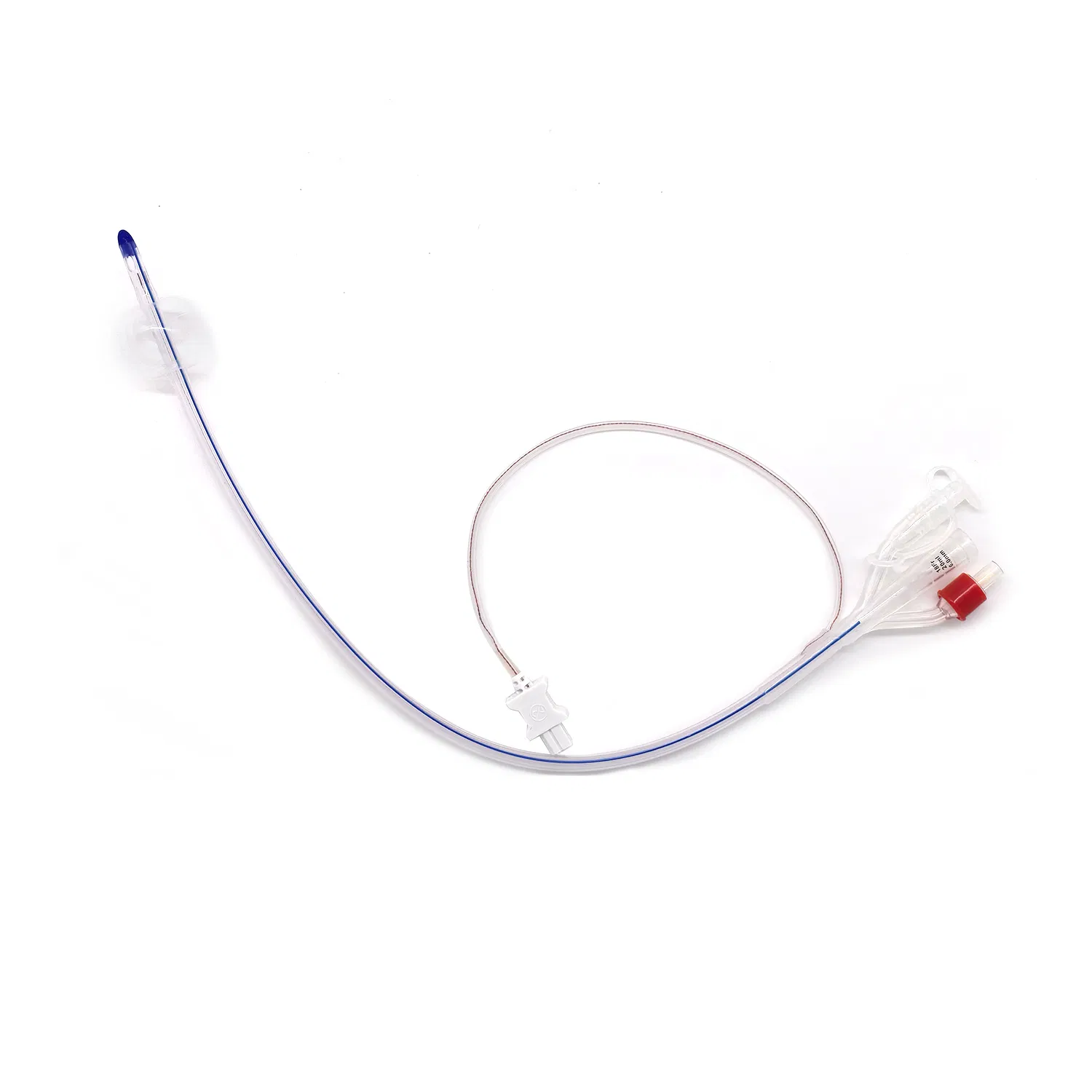 Catéter Foley de silicona médica de grado premium con sensor de temperatura integrado