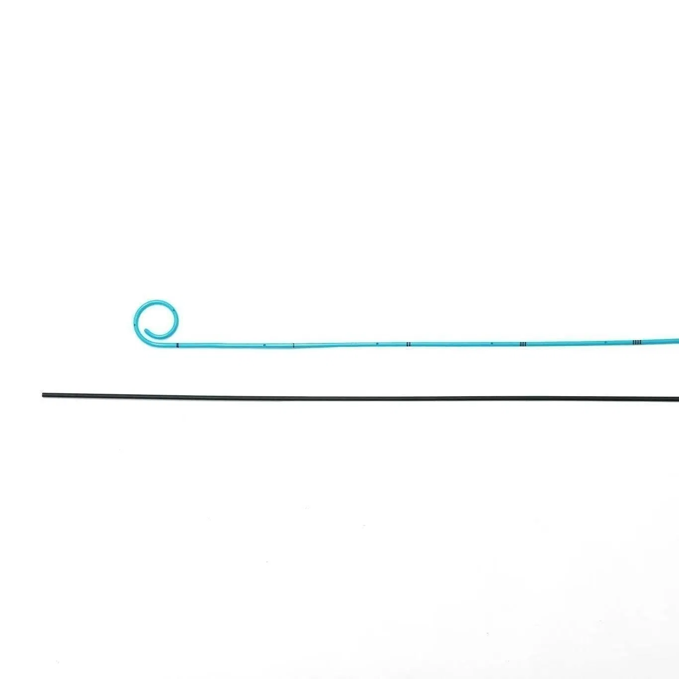 Catéter de drenaje tipo pigtail J simple o J doble, tubo Doble J, stent ureteral 3fr-8fr para tratamiento clínico