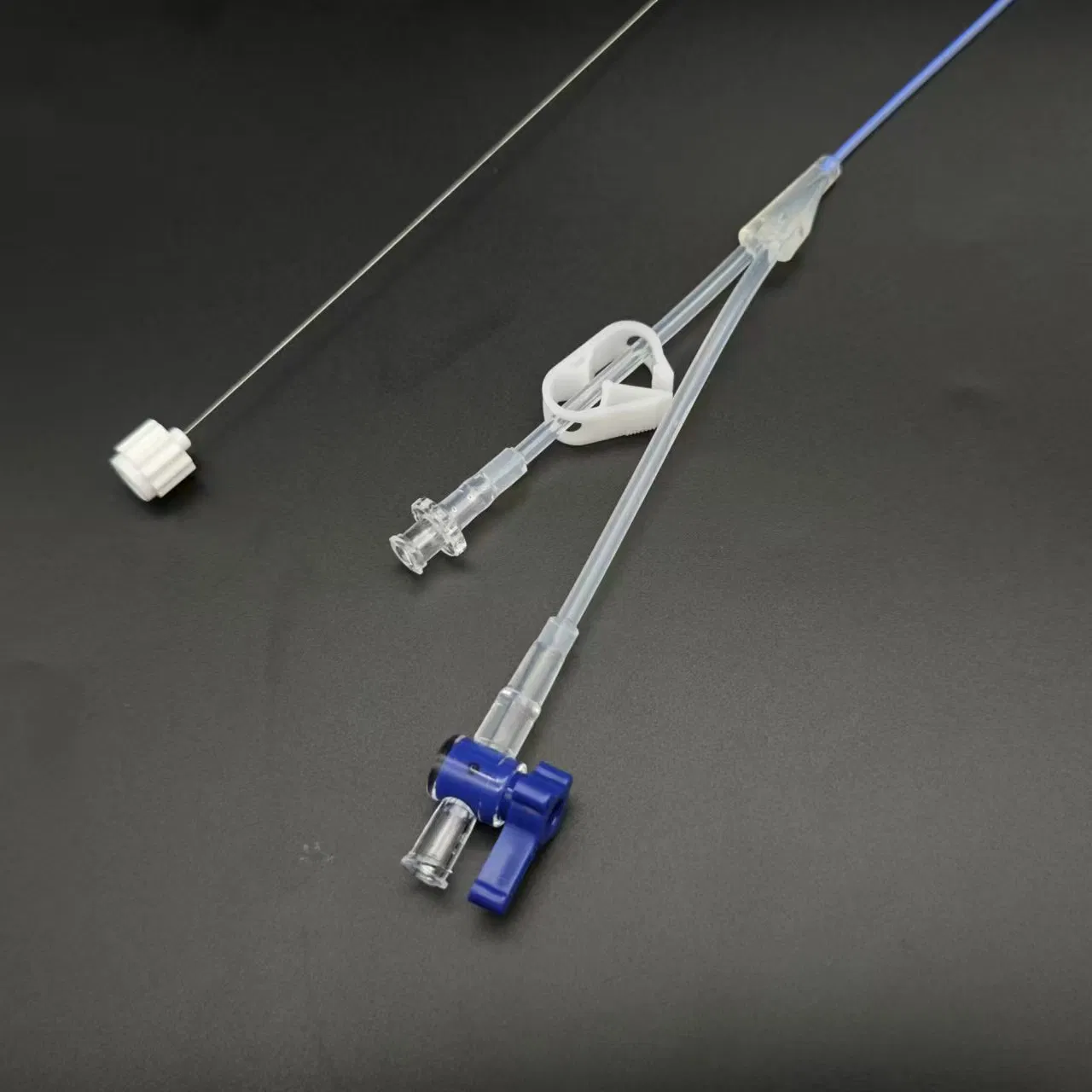 Suministros médicos catéter de histerosalpingografía con globo y alambre guía