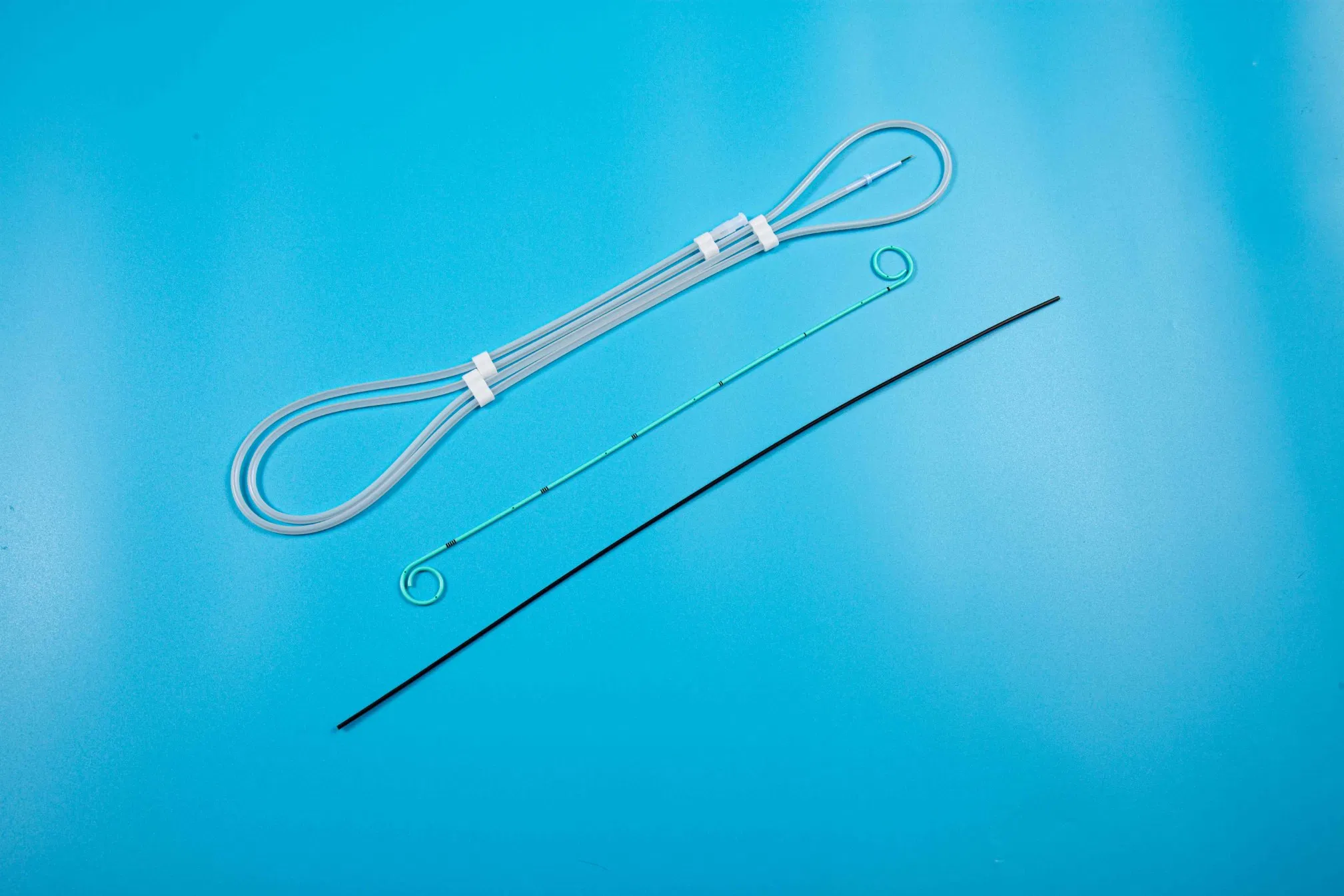 Fábrica de Instrumentos Urológicos Directamente Desechables Doble J Catéter Ureteral con Acelerador