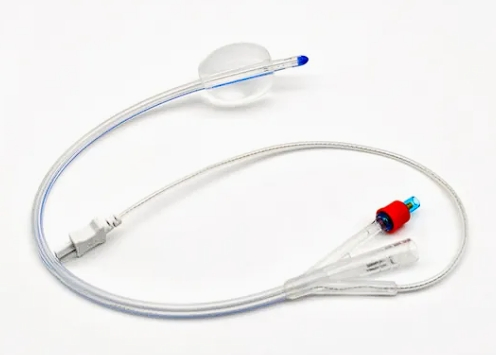 Catéter de Foley de silicona médica desechable con sensor de temperatura