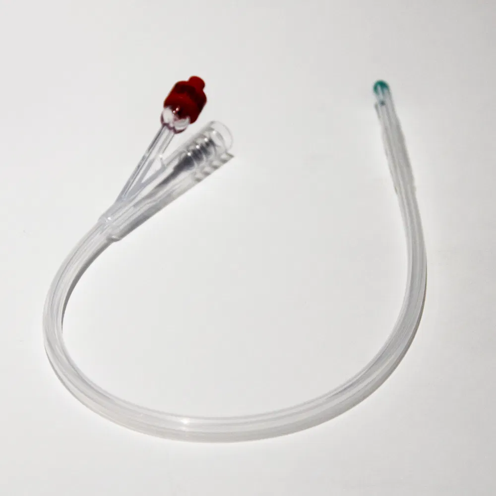 Catéter urinario de silicona gel estéril desechable 20fr para adultos y animales