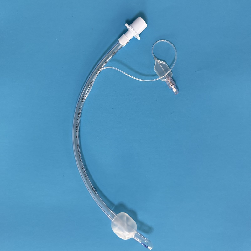 Catéter endotraqueal desechable con guía de alambre traqueal reforzado y globo desechable