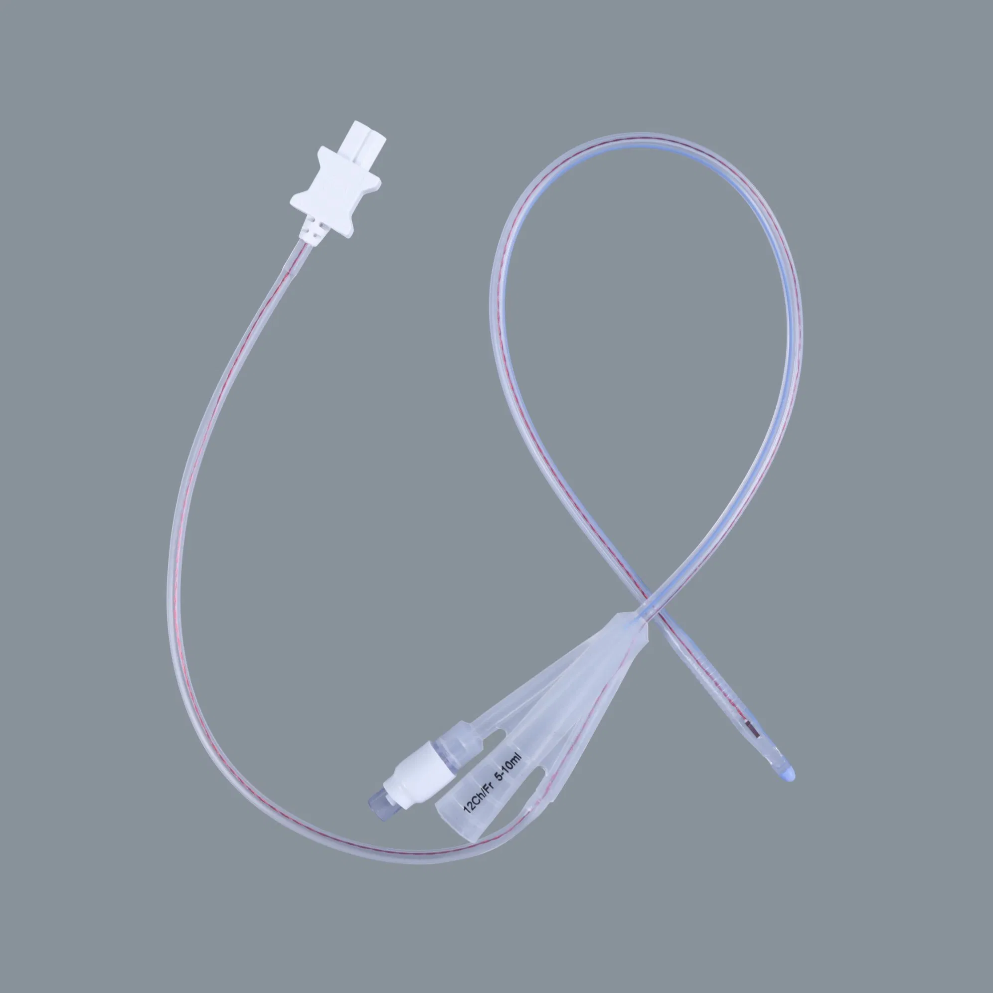 Catéter de Foley de silicona desechable con sensor de temperatura Catéter uretral termométrico