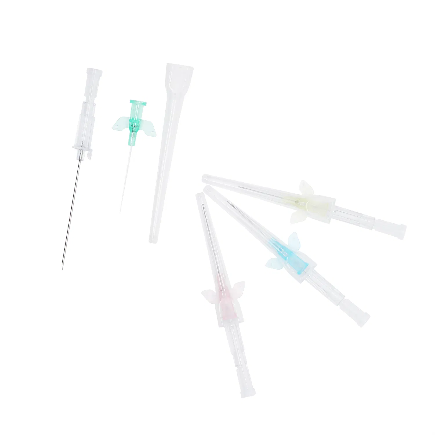 Catéter venoso IV anti-torsión liso de PTFE