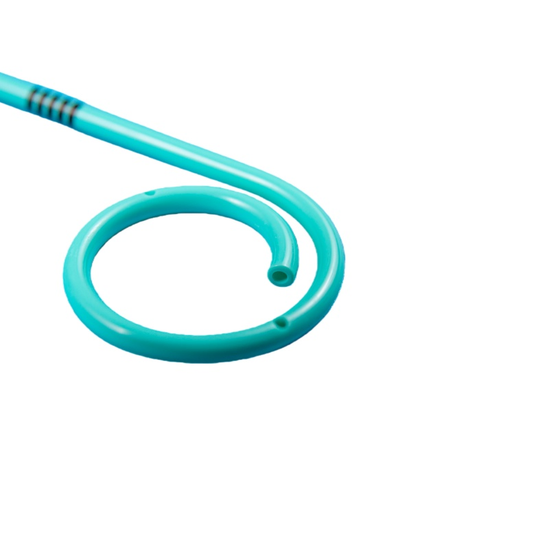 Catéter de drenaje tipo pigtail J simple o J doble, tubo Doble J, stent ureteral 3fr-8fr para tratamiento clínico