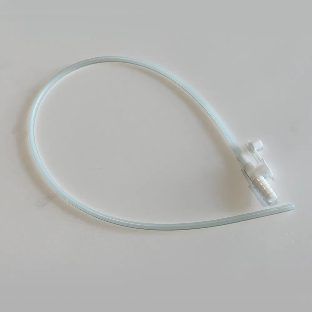 Catéter de succión de silicona de grado médico de un solo uso con diseño ultra suave y flexible