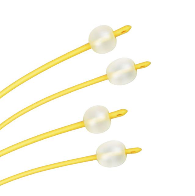 2 Catéter de silicona desechable para uso médico Productos médicos suministro de látex