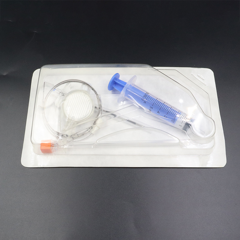 Juego epidural desechable y catéter de anestesia epidural médica con conector