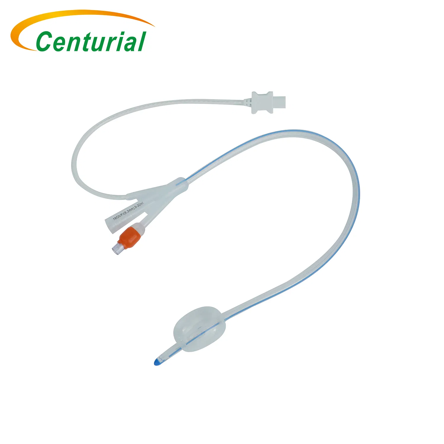 Catéteres urinarios desechables 3-Way sensor de temperatura catéter de silicona Foley