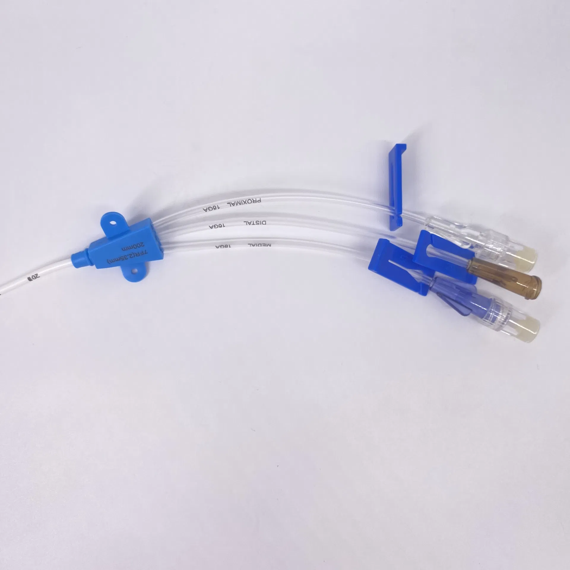 Kit de Catéter Venoso Central de Lumen Simple Doble Triple Cuádruple Antimicrobiano de Diálisis Hospitalaria