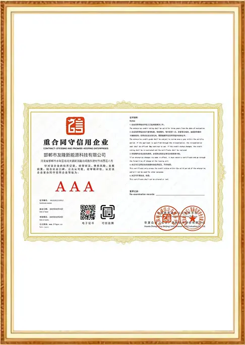 Youlong Fastener certificate 10