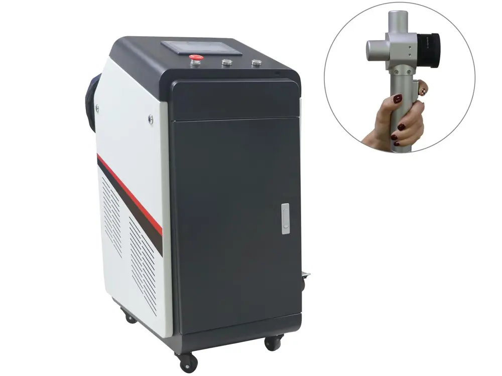 Laser cleaning machine for rust and paint removal