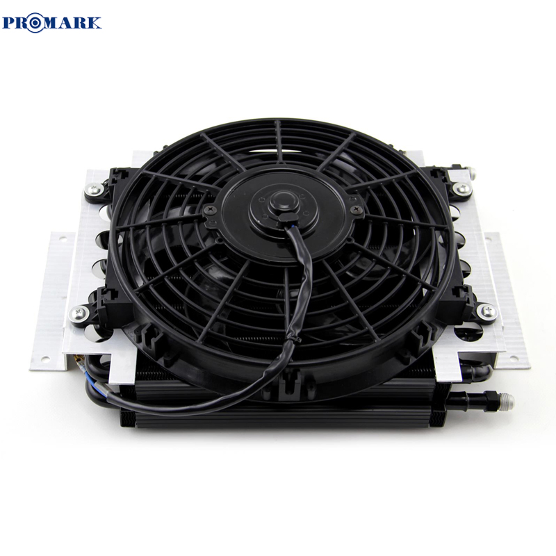 Remote Transmission Oil Cooler &amp; Fan Kit -6an Transmission Cooler Fan