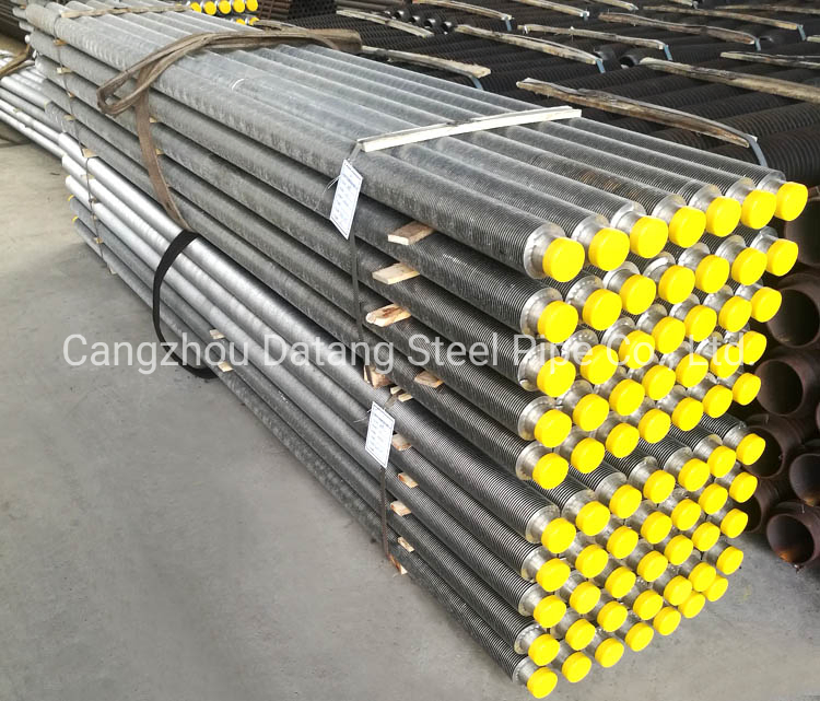 Datang Mass Production High Frequency Welded Stainless Steel Spiral Fin Tube Extruded Wound Finned Tube Aluminum/ Copper Fin Pipe