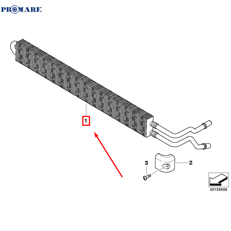 for BMW Power Steering Cooler Front Oil Cooler X5 E70 X6 E71 F15 F16 35IX 40IX 2006-2018 17117606254 17217576102