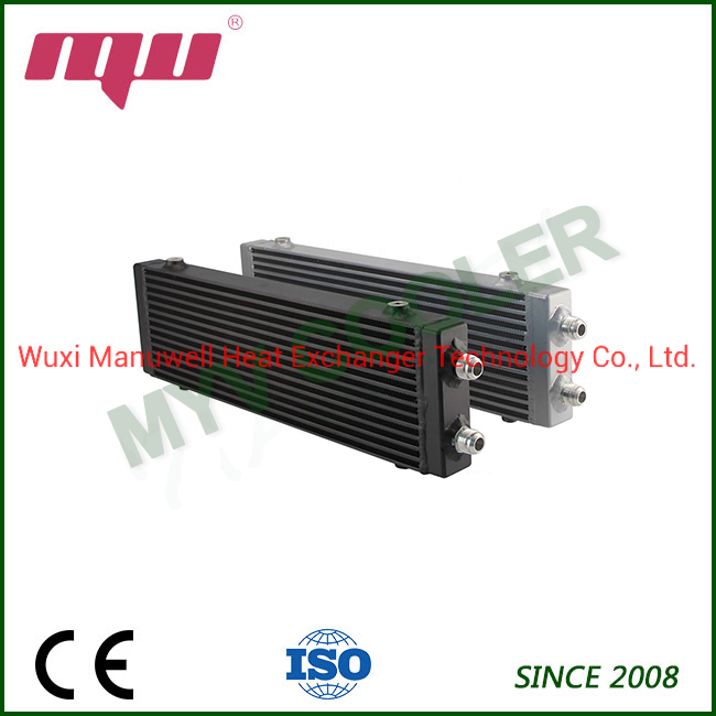 High Performance Aluminum Plate Fin Heat Exchanger Hydraulic Oil Cooler Core