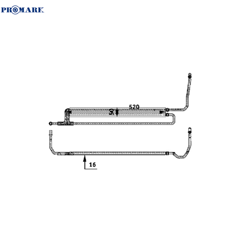 Transmission Oil Cooler Power Steering Cooler for BMW E53 X5 2004-2008