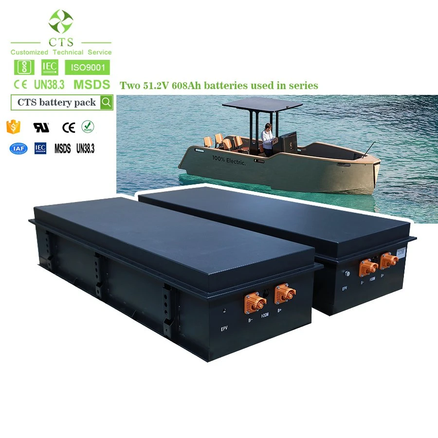 Cts EV Lithium-Ion Battery 102V Lithium LiFePO4 Battery 300ah 400ah 600ah Lithium Battery for Electric Boat/Yacht