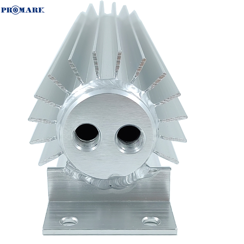 Universal12" Finned Aluminum Dual Pass Heat Sink Transmission Cooler