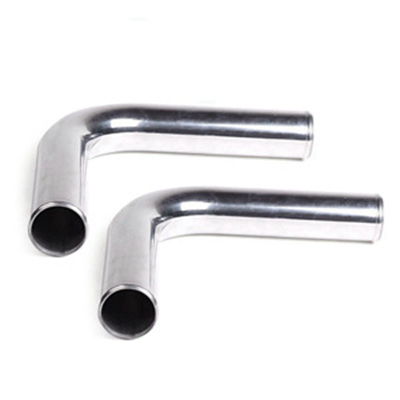 Epman 2PCS/Lot Aluminum Turbo Intercooler Intake Pipe Straight 45 90 180 Degree Radiator Hose 2" 2.25" 2.5" 2.75" 3" Connector Tubing Piping L: 600mm/ 450mm