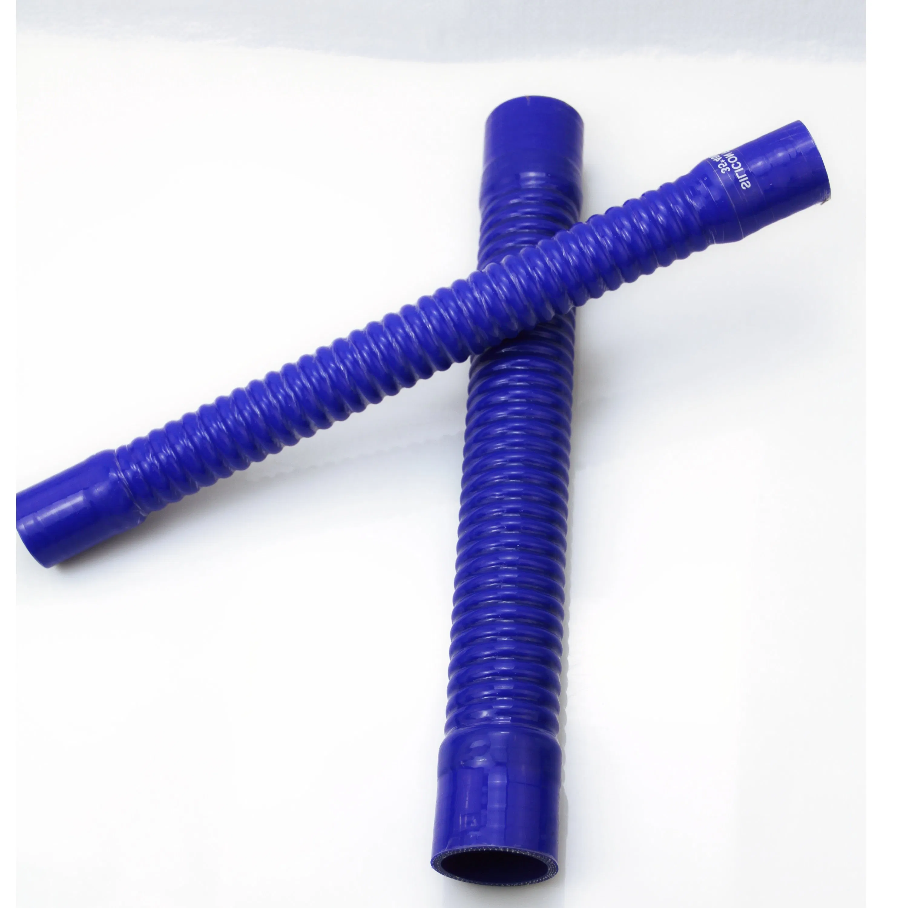 Custom Automotive Reinforced Black Flexible Silicone Rubber Radiator Tube Size 1-3/8*28"