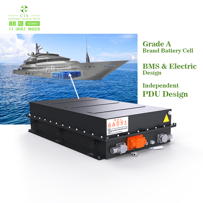 Electric Vehicle Battery 156V 230ah Lithium Ion Lifepi4 Batteries 300V 614V EV Standard Battery Packs with Cooling System