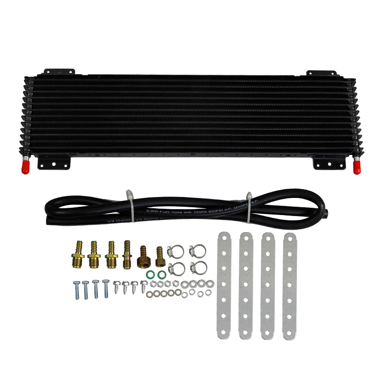 Universal Customization Oil Cooler Automatic Transmission Cooler Fluid 12 Rows 18mm Wall Thickness
