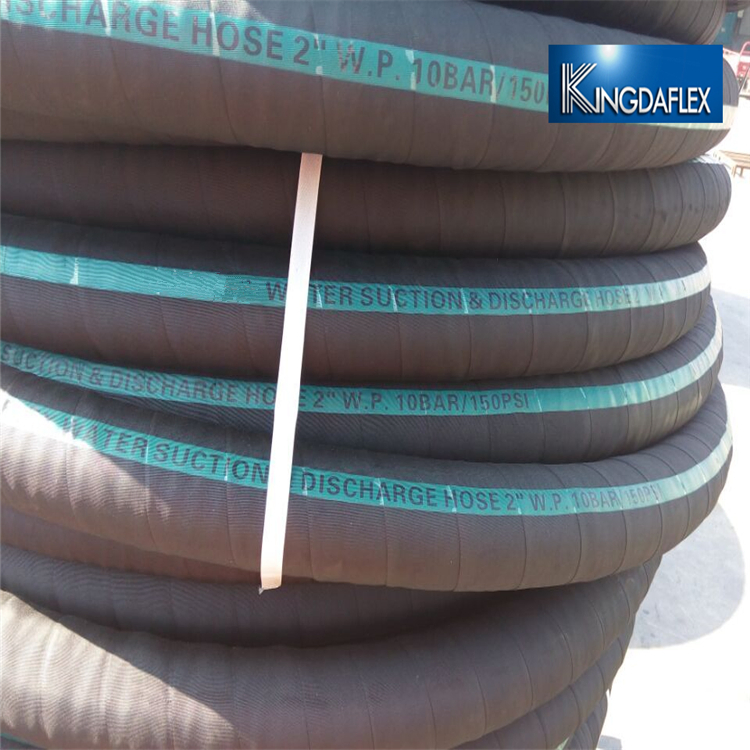 6 Inch Water Pump Rubber Flexible Irrigation Water Suction Hose