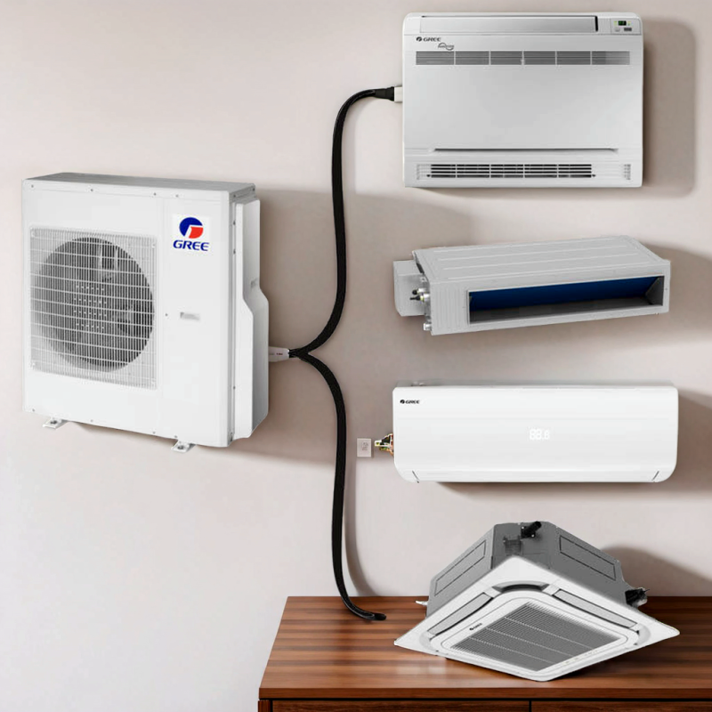 Precision-Machined Gree U-Match Series DC Inverter Chiller Core Motor &amp; Engine Parts All Dedicated to Vrv Air Conditioning Systems