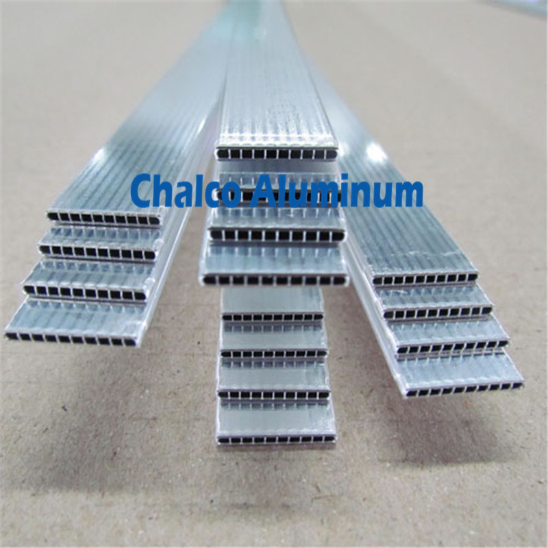 Aluminium Extruded D-Type Condenser Header Piping Tubing