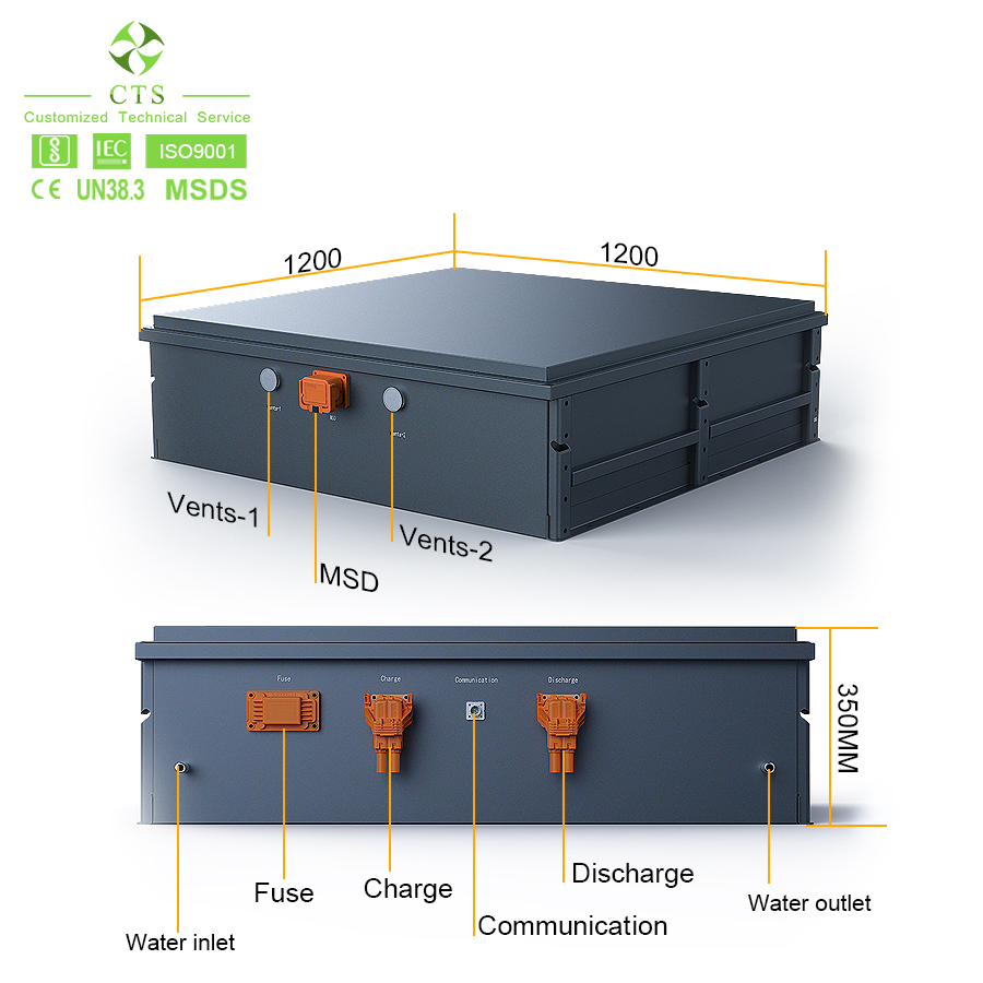Electric Vehicle Lithium Ion Graphene EV Batteries 300V 500V 600V LiFePO4 Battery Packs with Liquid Cooling System