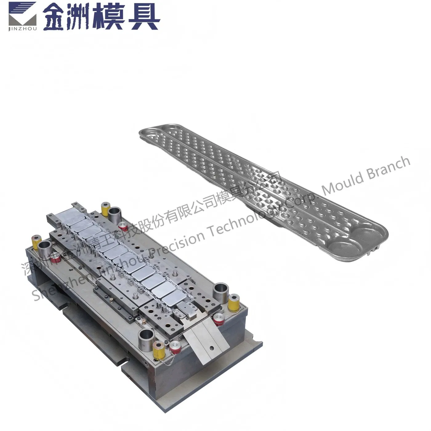 Hybrid Stacked Fin Tool for Dual-Circuit Oil Coolers (Automotive IATF 16949)