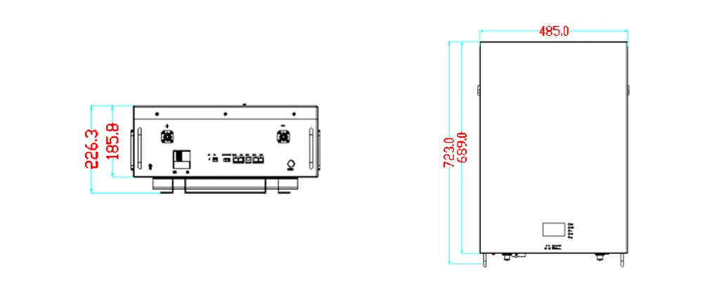 Battery unit view 2