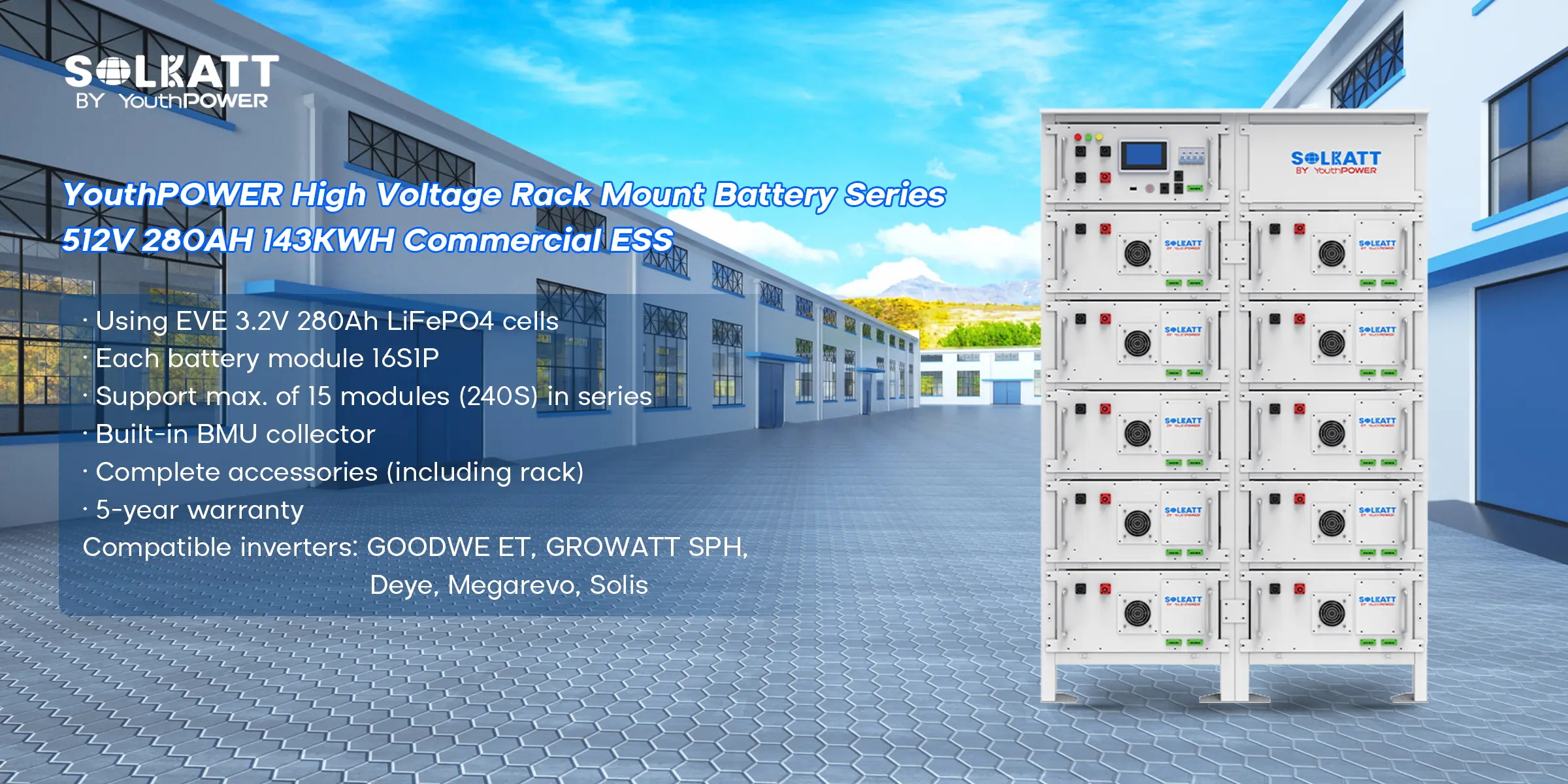 Commercial Solar Battery Architecture