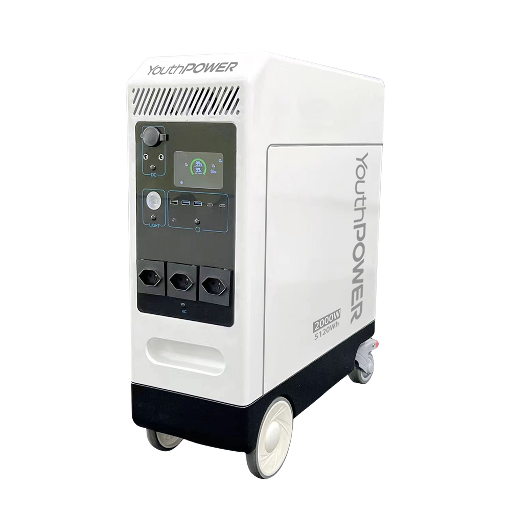 Best Smart 2000W Movable Power Station 5KWH With Wheels Company, Price