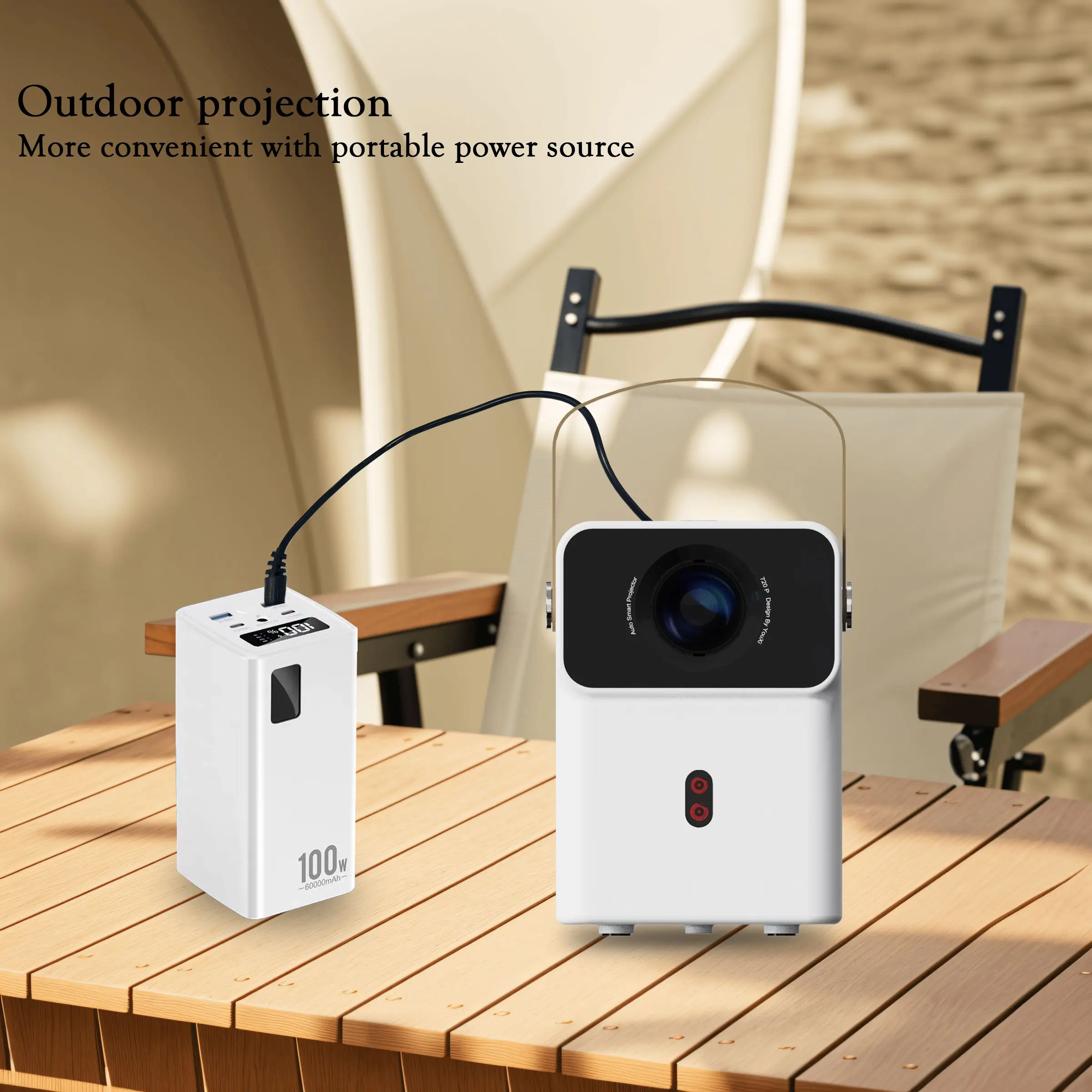 2 portable mini outdoor projector wholesale factorycci