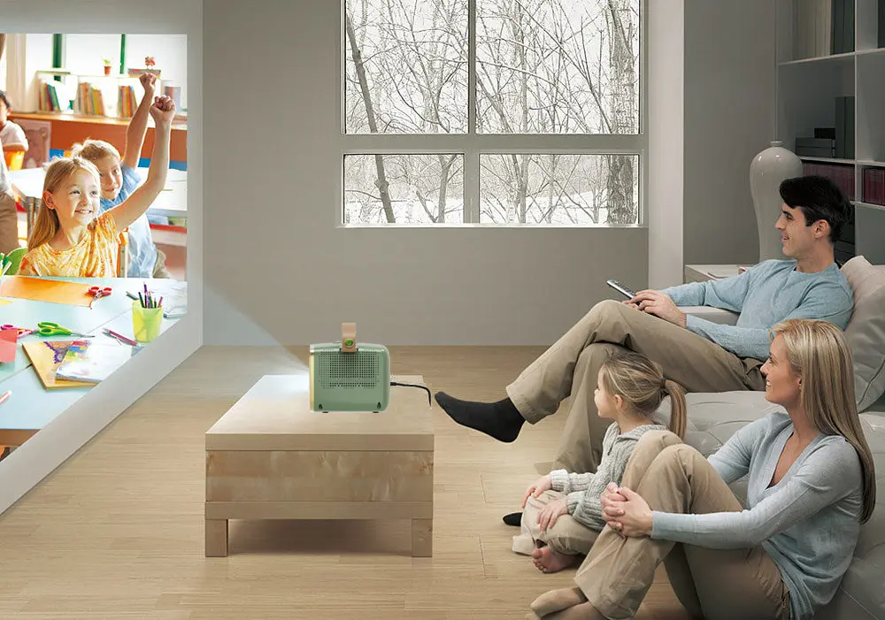 wireless mirroring portable projector smart android netflix wifi bluetooth home cinema projector factory display