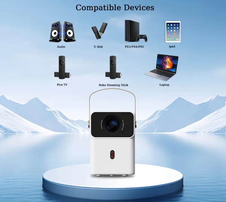 portable mini outdoor projector wholesale factory3qm