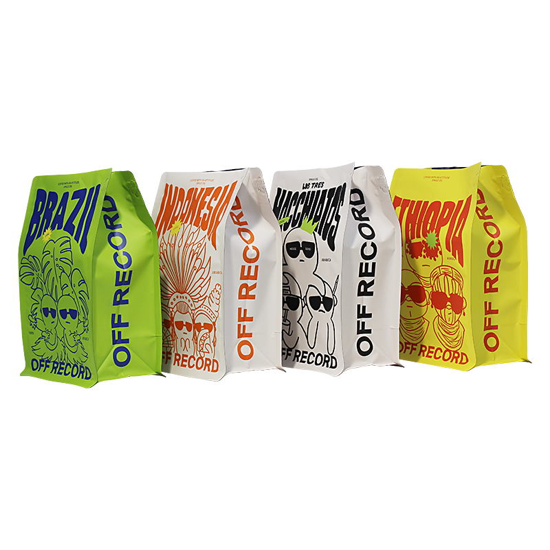 Wholesale Digital Printing Eco-Friendly Recyclable Plastic Mylar Flat Bottom Coffee Bags For Coffee Bean/Tea Packaging Manufacturers, Factories