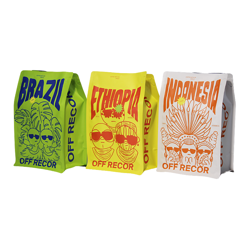 Wholesale Printing Recyclable/Compostable Flat Bottom Coffee Bags For Coffee Bean/Tea/Food Supplier, Factories