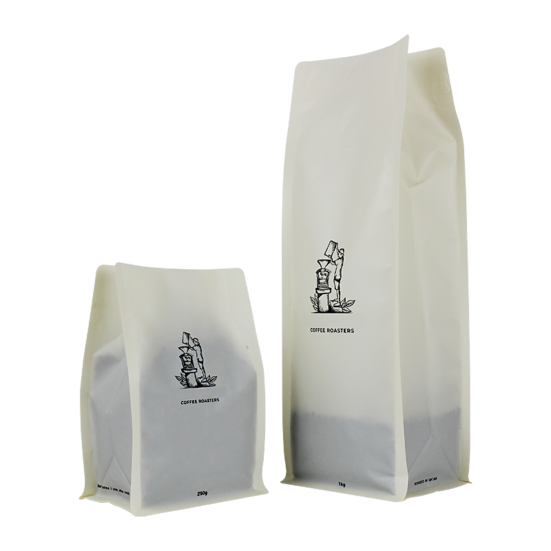 China New Design Printed Plastic Rough Matte Finished 250G 1Kg Flat Bottom Tea Coffee Bean Packaging Bags Manufacturers, Factories