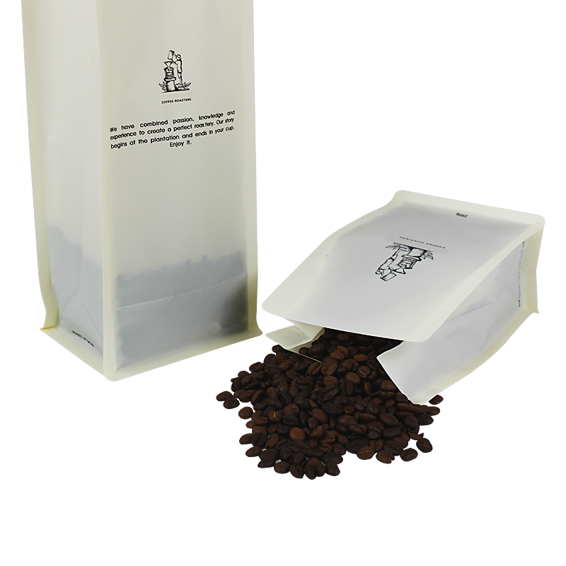 China New Design Printed Plastic Rough Matte Finished 250G 1Kg Flat Bottom Tea Coffee Bean Packaging Bags Manufacturers, Factories