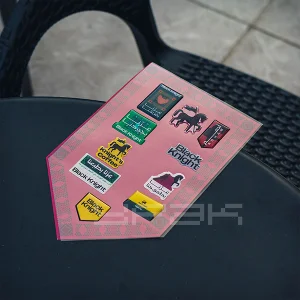 Wholesale Hologram Gold Foil Epoxy Sticker
