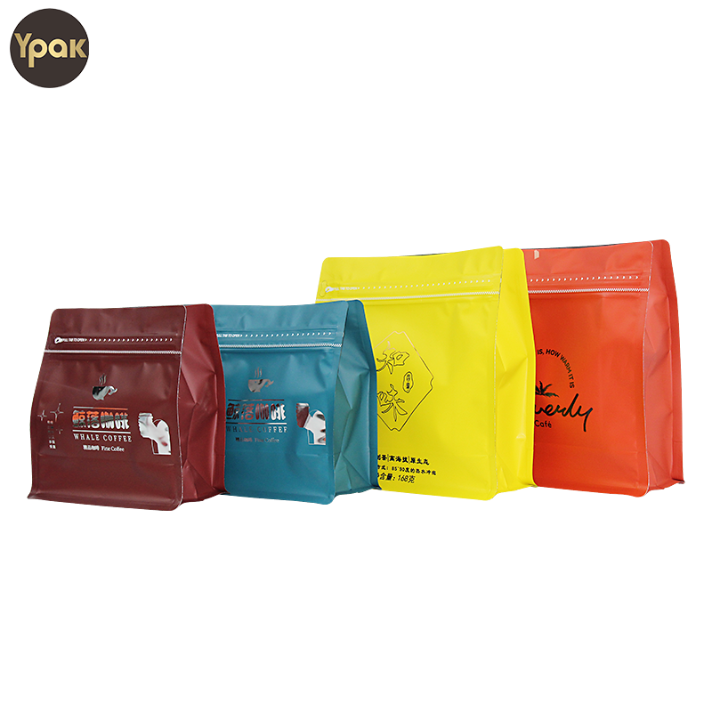 Wholesale Stock Micro-customization Hot Stamping Mylar Plastic 250g 500g Flat Bottom Coffee Bag With Lanyard Factory, Factories
