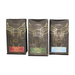 Hot Stamping Kraft Paper Coffee Bags