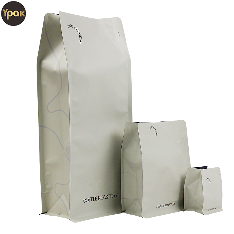 Custom Custom Mylar Plastic Aluminum 20G 100G 250G 1KG Flat Bottom Coffee Bag For Food Packaging Factory, Factories