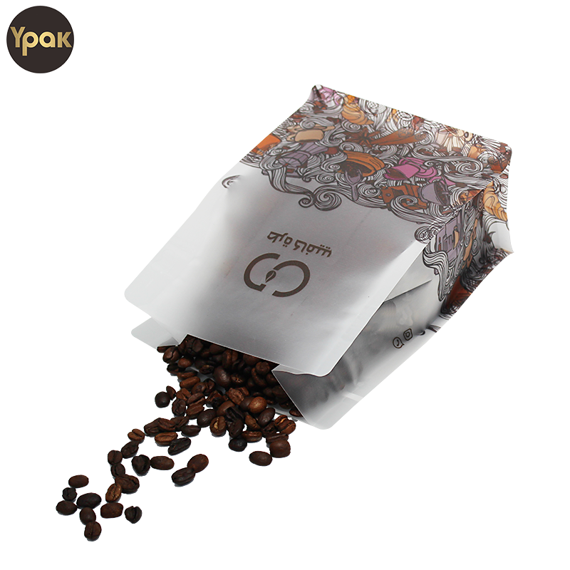 Custom 100% Recyclable Rough Matte Finished Flat Bottom Coffee Bags Manufacturers, Supplier